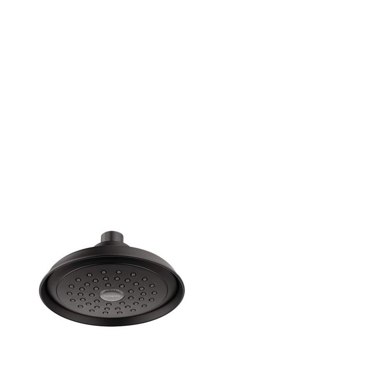 hansgrohe 4780670 Joleena 1.75 GPM 1-Jet Showerhead, 5.75-Inches Wide, Matte Black - Image 2